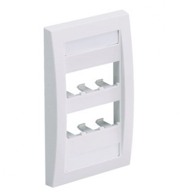 Placa Ejecutiva PANDUIT CFPE6IW - Color blanco