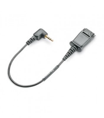 Cable Assy 2.5mm a QD PLANTRONICS ASSY - Negro