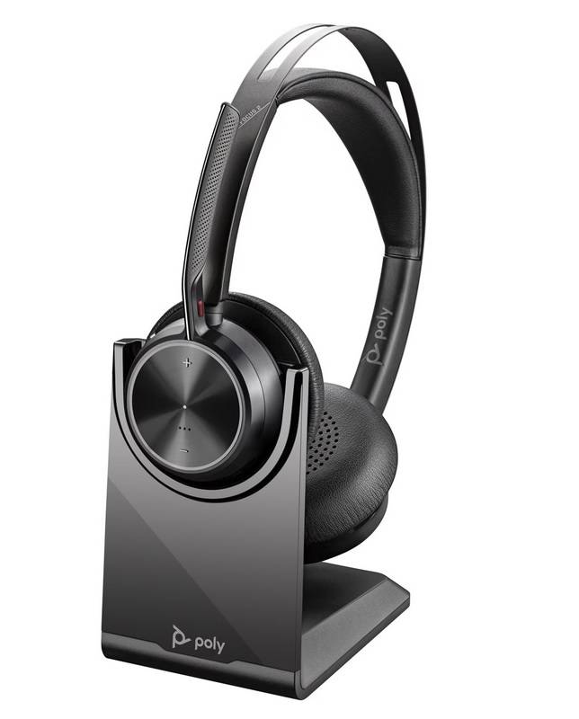 Aurícular Bluetooth Plantronics 77Y86AA Poly Voyager Focus 2   UC usb A Con Base De Carga UPC -