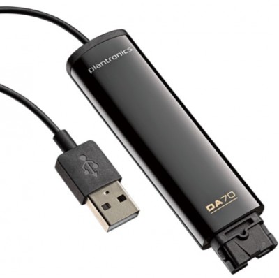 Adaptador de audio PLANTRONICS DA70 - USB, Gris, 8 m