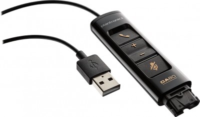 Adaptador QD PLANTRONICS DA80 - Negro, Plantronics