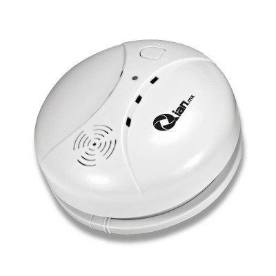 DETECTOR DE HUMO QIAN HUO QAH-60001 INALAM SENS SONID - LED BATERIA INC
