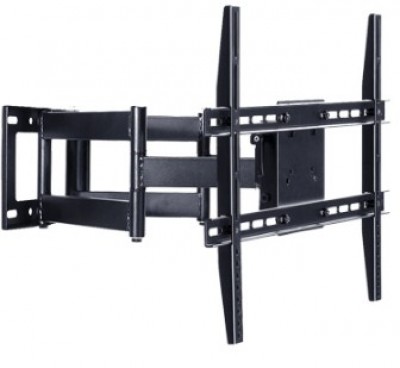 Soporte de pared BROBOTIX - 40 kg, Negro, Pantallas, Universal