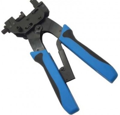 Pinza Crimpeadora para Coaxial BROBOTIX 170510 - Azul