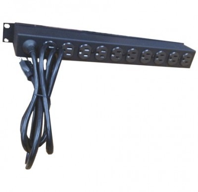 Barra de 10 contactos BROBOTIX D-BMC10N - Negro, 10