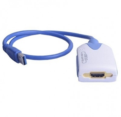 Convertidor USB a HDMI BROBOTIX - USB, HDMI, Macho/hembra, Color blanco