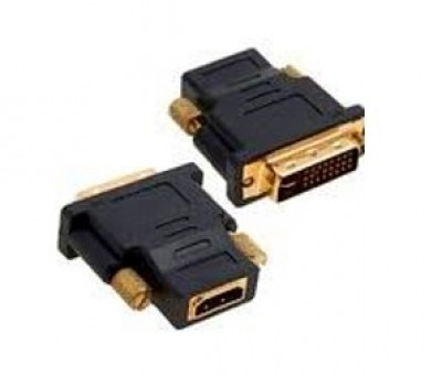 Adaptador DVI-D a HDMI BROBOTIX 103750 - Negro, DVI-D, HDMI, Macho/hembra