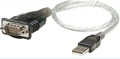 Convertidor USB a Serial BROBOTIX - USB, Serial, 0, 3 m, Transparente
