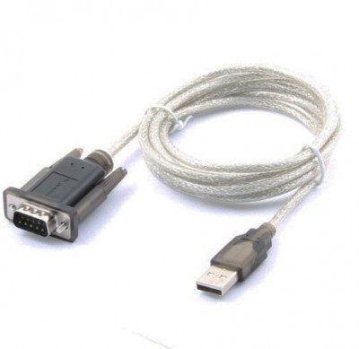 Convertidor USB a Serial BROBOTIX - USB, USB, Macho/Macho, 1, 8 m, Color blanco