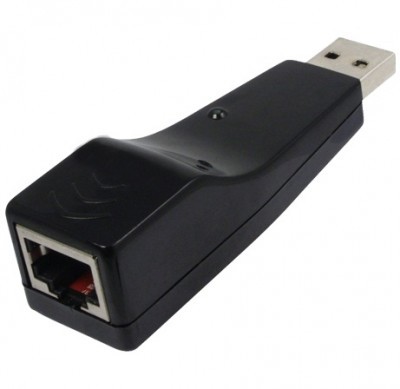 Convertidor de USB a RJ45 BROBOTIX 1281 - USB, Negro