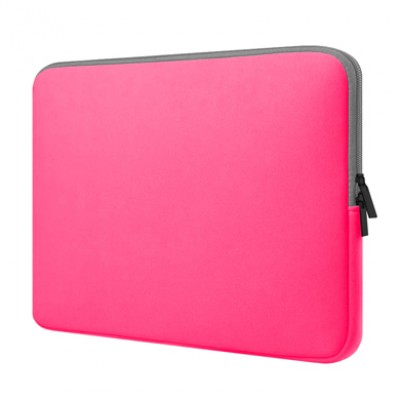 Funda Básica - 14 Pulgadas, p/Laptop, Neopreno, Rosa, BROBOTIX 256014-3