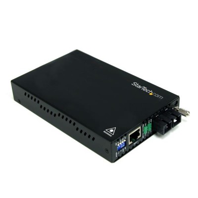 Convertidor de medios StarTech.com ET90110SC2 - Negro