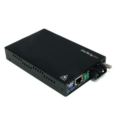 Convertidor de medios StarTech.com ET90110SM302 - Negro