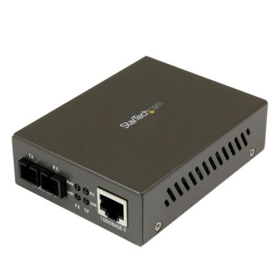 Convertidor de medios StarTech.com MCMGBSC055 - Gris, SC