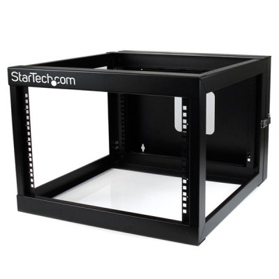 Rack de acero StarTech.com - Montado en la pared, Negro, 49, 8 kg, Acero