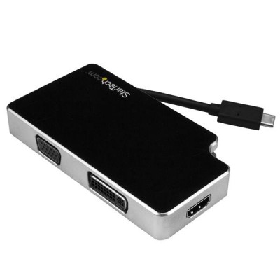 Adaptador de Viajes StarTech.com CDPVGDVHDB - Negro, Plata, HDMI