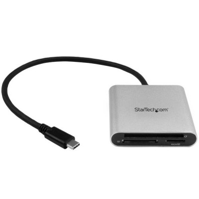 Lector Grabador USB 3.0 StarTech.com FCREADU3C - Plata, USB 3.0 (3.1 Gen 1) Type-C