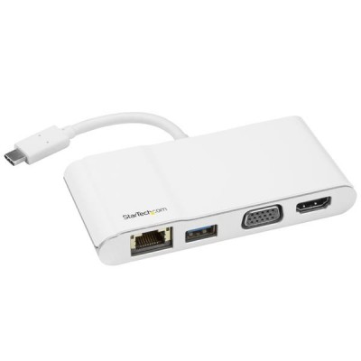 Adaptador Multpuertos USB-C StarTech.com DKT30CHVW - USB C, Color blanco