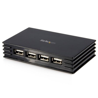 Concentrador HUB StarTech.com ST4202USB - USB 2.0, 4, 480 Mbit/s, Negro, 10 W