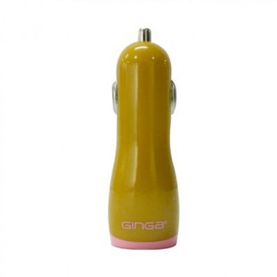 Cargador GINGA - Auto, Encendedor de cigarrillos, Marrón