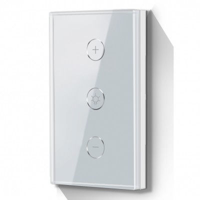 Interruptor de Luz Atenueable WiFi TECHZONE TZAPASH04 - Blanco, Inalámbrica, 50/60Hz, 100-240V