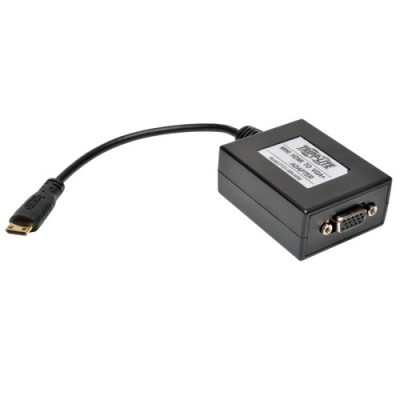 Adaptador convertidor TRIPP-LITE P131-06N-MINI - Negro, HDMI, VGA
