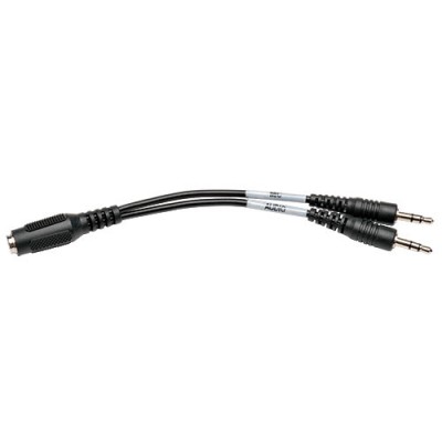 Adaptador divisor de diadema TRIPP-LITE  P318-06N-FMM - Negro, 0, 13 m