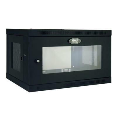 Gabinete SmartRack TRIPP-LITE SRW6UG - Negro, Montado en la pared