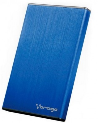 Enclosure VORAGO HDD-201 - 2.5 GB, USB 3.0, 2.5 pulgadas, Azul