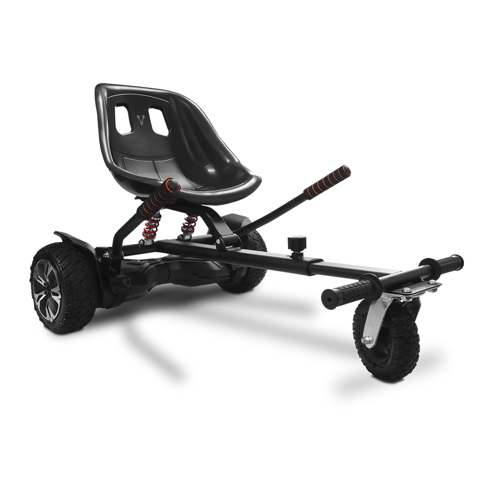 Patineta eléctrica Vorago. HB-400 negra. Kit kart 8.5" -