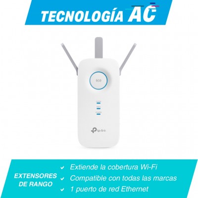 Repetidor de WiFi Doble Banda AC1750 TP-LINK RE450 -