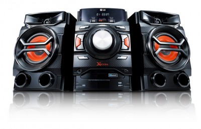 Mini componente LG - Negro, 130 W, AM, FM, MP3, WMA, Corriente alterna