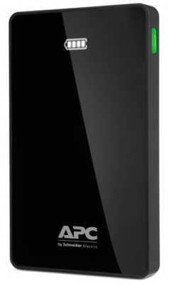 Banco de poder APC - Negro, Polímero de litio, 10000 mAh