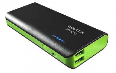 Powerbank ADATA PT100 - Negro, 10000 mAh