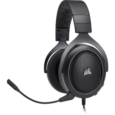 Audífonos Gaming CORSAIR CA-9011170-NA/RF - Negro, Alámbrico, 3.5 mm, PC/Juegos/Dispositivos Móviles, 1.8 m