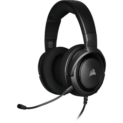 Auriculares CORSAIR CA-9011195-NA - espuma viscoelastica, almohadillas ajustables, ideal para PC, PS4, Xbox One