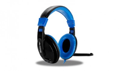 Audífonos ACTECK AG-900 - PC/Juegos, Negro, Azul, Alámbrico, 2x 3.5 mm (1/8")