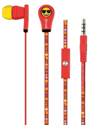 Audífonos ACTECK EM-02002 - Audífonos, Rojo, Alámbrico, 3.5 mm (1/8
