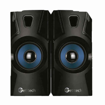 Bocinas Getttech GETTTECH SK1000 - Negro, Plata, 200 Hz - 20 KHz, 3W x 2RMS