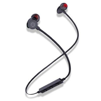 Audífonos Manos Libres GETTTECH GAP-29702 PERFORMER - BLUETOOTH 4.2, Negro C/Rojo, SPORT