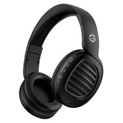 DIADEMA GETTTECH GDJ-33201N BTH RADIOFM - Negro, Bluetooth + Función de Entrada Auxiliar, 1.2 m