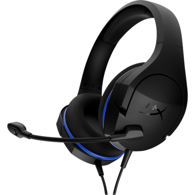 Auricular HP HyperX Cloud Stinger Core 4P5J8AA  (negro-azul) para juegos - PS5-PS4 -