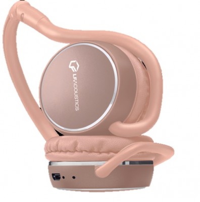 Audifonos Over Ear LF ACOUSTICS Juggle - Rosa, Bluetooth 4.2