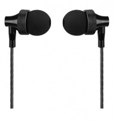Audífonos IN EAR STRETTO PERFECT CHOICE PC-116608 - Negro, Alámbrico, 3.5 mm, 1.2 m