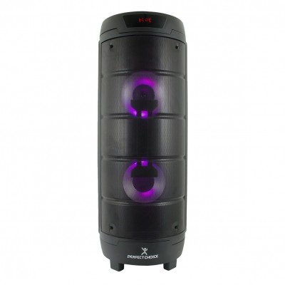 BAFLE DUAL 8 PULGADAS PERFECT CHOICE PC-112921 - Negro