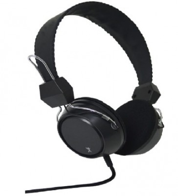 Audífonos PERFECT CHOICE ESSENTIALS - Diadema, Negro, Alámbrico, 2 m, 3, 5 mm