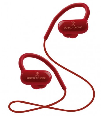 Audífonos PC-116745 PERFECT CHOICE PC-116745 - Rojo, Bluetooth, Smarthphone