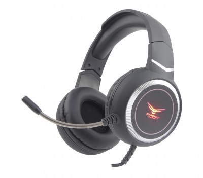 Audífonos Gamer  Naceb Technology NA-0311 - Negro, 2 m