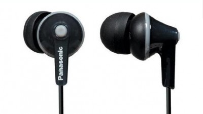 Audífonos PANASONIC RP-HJE125PPK - Negro, Alámbrico, 9 mm, Universal, 1.1 m