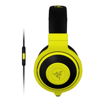 Diadema Razer Kraken Mobile - Amarillo, Alámbrico, 1, 3 m